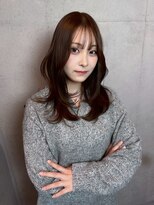 ブルーメ(Blume...)&nbsp;韓国風レイヤー/ハッシュカット/モーブブラウン/艶髪