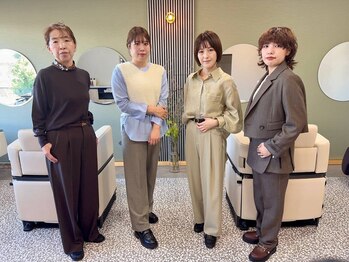 オブジェ(OBJET)の写真/《Objet》のスタッフは何より「人」が好き♪あたたかい笑顔と接客…自慢の女性stylistと美容を楽しもう☆