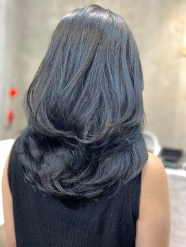 ロビー 表参道(ROBBY) ミディアムレイヤーカット/20代30代40代/顔周りカットワンカール