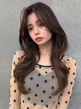 韓国レイヤー/艶カラー/韓国風ヘア