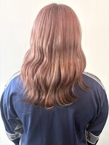 カシェル(cashel)&nbsp;ピンクベージュ/チョコブラウン/裾カラー