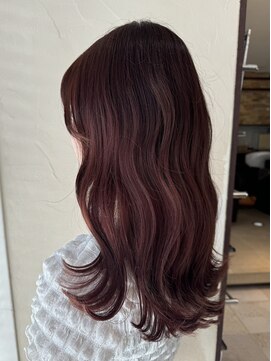 ファブ 千葉店(FaB) 【ブリーチなしダブルカラー×チェリーブラウン】