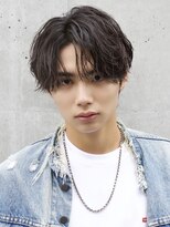 エイド 本店(aid)&nbsp;シャドウツイストパーマニュアンスコンマバングショート