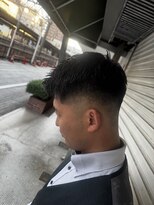 ディライトヘア 本山店(DELIGHT HAIR)&nbsp;アップバング　フェードスタイル