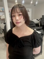 ホーミーキョウト(Homey Kyoto) 柔らかブラウンのレイヤーボブ*