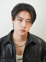 アクロス 原宿(AKROS) シースルーセンターパート コンマバング 毛流れ