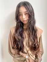 アスティブランシュ(Asti blanche)&nbsp;ロングパーマ レイヤーパーマ 顔まわりレイヤー デジタルパーマ
