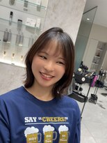 ハルキミナトジャパン ヒロシマ(HARUKI MINATO japan HIROSHIMA)&nbsp;結べるレイヤーボブ×小顔顔まわりカット