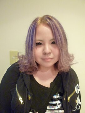 ヘアーラブジュエル(Hair Love JEWEL) パープルグレーの立体感メッシュスタイル！