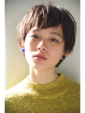 ユノ(juno) 【juno】外国人風☆ナチュラルマニッシュベリーショート