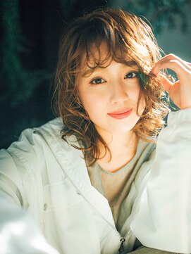 アイナ 浅草美容院(Aina) くるくるレイヤー×ボブウルフでこなれヘア◎30代40代50代