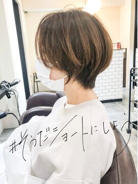 サロンドミルク 溝の口店(salon de MiLK) 襟足がフィットするショートヘア
