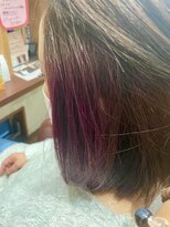 クネア(kunea)&nbsp;GLAYカラー/インナーカラー/ピンクラベンダー/切りっぱなし