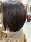 ショートレイヤーボブ