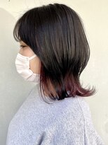 ミレバイジェニー (mirae by geny)&nbsp;インナーカラーセクションカラーが可愛いくびれヘアミディs