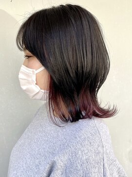 ミレバイジェニー (mirae by geny) インナーカラーセクションカラーが可愛いくびれヘアミディs