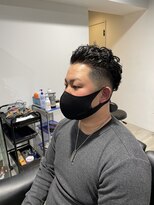 メンズ ヘアープロデュース フェード(Men’s hair produce FADE) 七三ツーブロパーマ