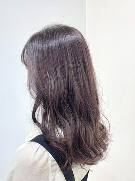 リベラ(LIBERA) 《TARO》セミロング×ピンクベージュカラー