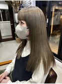 透明感ベージュカラー