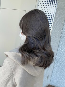 ザックジングウ 表参道(ZACC JINGU) オリーブグレージュ/赤み消し/レイヤーカット