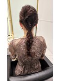 結婚式お呼ばれ編み下ろし