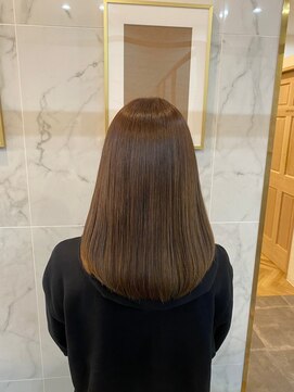 ジーナ 本八幡(Zina) 大人かわいい20代30代40代小顔ショコラベージュ　Zina本八幡