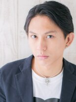 トニーアンドガイメン ホテル京阪仙台店(TONI&GUY MEN)&nbsp;アップバングで旬の七三分けマッシュウェットスタイルg仙台