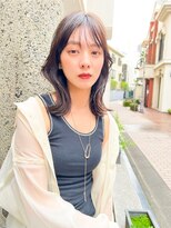 エイミー(Aimee)&nbsp;Aimee 町田　ココアブラウン×ニュアンスミディ