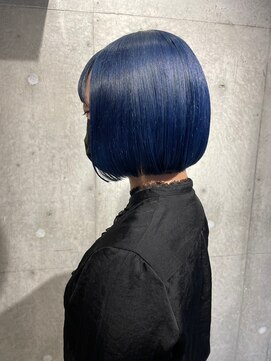 アンサム 下北沢店(UNSOME) 【下北沢】ブルー/ブルーアッシュ/ボブ/内巻きボブ