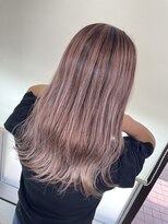 アイズ 本厚木(AIZU)&nbsp;ピンクベージュバレイヤージュ