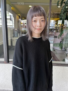 ジェクイントルジ(dekujin tri) 似合わせデザインカット×silverカラー