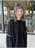 似合わせデザインカット×silverカラー
