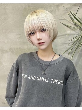 キイ 原宿 表参道(K.e.y) ホワイトブロンド／ホワイトブロンドカラー