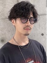 ロンド アンブル 四条烏丸(Lond ambre) 萱原大幹 波巻きパーマ/眉毛/短髪/メンズカット