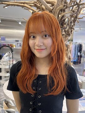 ゼスト 八王子店(ZEST) ワンブリーチで叶うオレンジブラウン/夏カラー【佐々木麻衣】