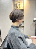 脱白髪染めショートヘア☆