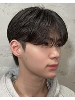 韓国シースルーマッシュダウンパーマ韓国ヘア