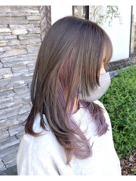 ルプラ ガーデン(le-pla garden) インナーカラー#ウルフ#レイヤーカット#ベージュ#豊橋#豊川