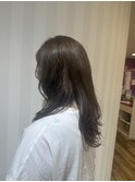 ゆるふわパーマフェミニンボブ