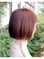 ルプラ ガーデン(le-pla garden)&nbsp;ピンクベージュ#ブリーチなし#切りっぱなしボブ#豊橋#豊川#田原