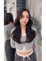 リアル韓国人のような毛流レイヤー