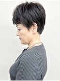 ＊ひし形大人ショートかっこいいクールショート前髪30代40代3
