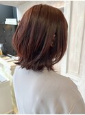 福山人気10代20代30代ブリーチなし高発色カラーピンクブラウン