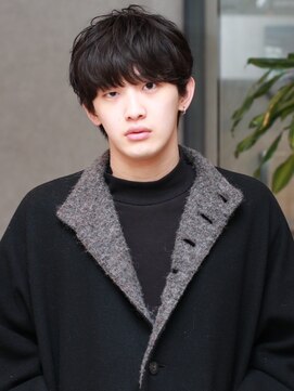 メンズサロン ブロック(Men's Salon bloc) マッシュショート　爽やか　10代20代　メンズカット　黒髪