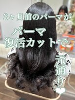 アピッシュ ギンザ(apish ginza)&nbsp;浅子小百合/パーマがもたなかったそんな方は是非/韓国風パーマ