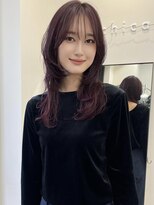 チーカ(chica)&nbsp;ハッシュカット + ボルドーカラー