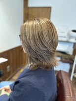 ルーム(ROOM)&nbsp;【ROOM】　大人気　筋感たっぷり　グレージュハイライト