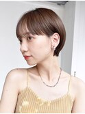 ショート前髪カットおくれ毛_ba488832