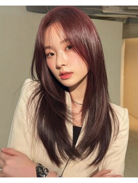 ジュール 新宿三丁目(Joule) 新宿駅/前髪カット/韓国/レイヤーカット/顔周り/酸性ストレート