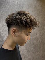 ライズ 渋谷店(RISE)&nbsp;金メッシュツイストパーマ